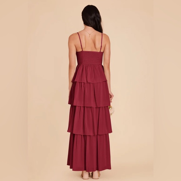 Birdy Grey Lola Dress in Burgundy Chiffon - Picture 3 of 3